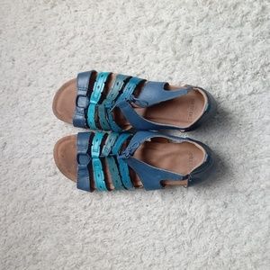 Earth origins blue sandles size 12